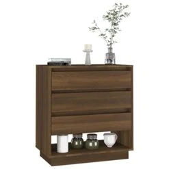 HURRISE Side Cabinet, Sideboard Sturdy Tabletop 1 Compartment For Home -Best Furniture Store 318u83zEJyL