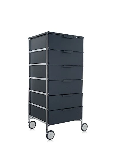 Kartell Mobil Drawers On Wheels By Antonio Citterio With Oliver Low, Pack Of 1, Matte Opaque Slate 2 Kartell Mobil Drawers On Wheels By Antonio Citterio With Oliver Low, Pack Of 1, Matte Opaque Slate - Image 2