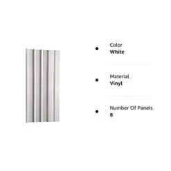 Kirting Box Of 8 Vented White Panels 16" Wide X 35" Tall. Premium 40 Mil Thickness -Best Furniture Store 319CXnOLCuL