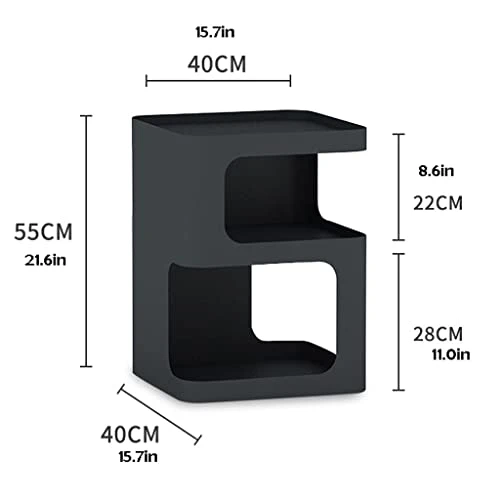 Indoor Bedrooms Nightstand Iron Bedside Table Modern Minimalist Bedroom Bedside Table Living Room Coffee Table Sofa Lounge Side Table Nightstand Side Table (Color : 1) 2 Indoor Bedrooms Nightstand Iron Bedside Table Modern Minimalist Bedroom Bedside Table Living Room Coffee Table Sofa Lounge Side Table Nightstand Side Table (Color : 1) - Image 2