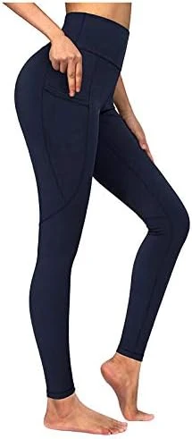 MatureGirl Print Leggings Athletic Yoga Running Sports Pants Women's Fitness Workout Pants Womens Yoga Pants Loose Fitting (Navy, XXL) 9 MatureGirl Print Leggings Athletic Yoga Running Sports Pants Women's Fitness Workout Pants Womens Yoga Pants Loose Fitting (Navy, XXL) - Image 9