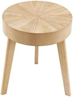 Gexpusm End Tables Living Room Set Of 2, Round Solid Natural Oak Wood Coffee Table, Nesting Table, Suit For Farmhouse, Bedroom And Living Room, 31.5 * 31.5 * 14 In 17 Gexpusm End Tables Living Room Set Of 2, Round Solid Natural Oak Wood Coffee Table, Nesting Table, Suit For Farmhouse, Bedroom And Living Room, 31.5 * 31.5 * 14 In -Best Furniture Store 31CGsBYl0pL. AC
