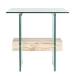 Safavieh Home Kayley Natural And Glass Accent Table 8 Safavieh Home Kayley Natural And Glass Accent Table -Best Furniture Store 31CjUwt0IPL