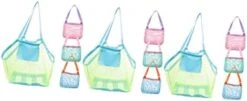 TENDYCOCO 2 Sets Beach Net Bag Kid Toy Baby Beach Bag Tote Beach Bag Baby Tote Bag Tote Bag For Beach Pool Toy Bag Travel Laundry Bag Storage Nylon Boating Travel Beach Toy Beach Toys Bag -Best Furniture Store 31Cq9VZe3L. AC