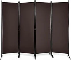 Giantex 6 Ft Tall 3 Panel Room Divider White, Lightweight Portable Folding Privacy Screen, Freestanding Partition Wall Divider And Separator For Bedroom Home Office Apartment Studio -Best Furniture Store 31DQtRlMJAL. AC