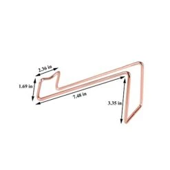 Ibnotuiy Set Of 2 Metal Tabletop Single Bottle Wine Rack Minimalist Wine Holder (Silver) -Best Furniture Store 31ELwDnRxWL