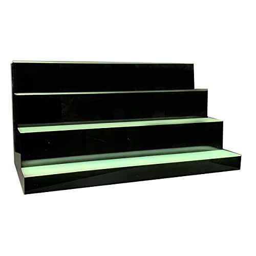 YILIKISS 31 Inch 4 Step LED Lighted Liquor Bottle Display Illuminated Bottle Shelf Home Commercial Bar Shelf Light Changing Shelves With Remote Control,Multiple Colors LED Bar Shelves For Liquor 3 YILIKISS 31 Inch 4 Step LED Lighted Liquor Bottle Display Illuminated Bottle Shelf Home Commercial Bar Shelf Light Changing Shelves With Remote Control,Multiple Colors LED Bar Shelves For Liquor - Image 3