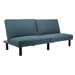 Safavieh Home Astoria Modern Navy And Black Foldable Futon Sofa Bed -Best Furniture Store 31G9NFyIBwL