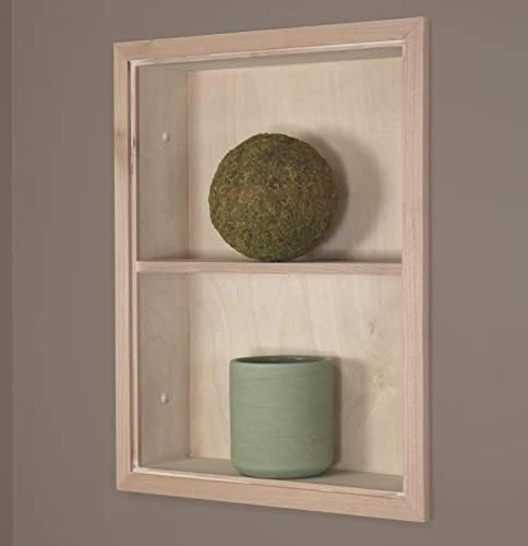 Fox Hollow Furnishings 14x18 Black Sloane Wall Niche W/Plain Back And 1 Shelf 6 Fox Hollow Furnishings 14x18 Black Sloane Wall Niche W/Plain Back And 1 Shelf - Image 6