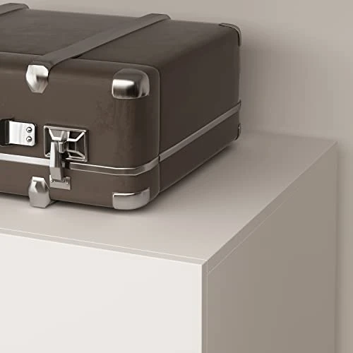 Wardrobe Armoire Closet With 4 Doors, 63" Wide Large Freestanding Armoire Wardrobe Cabinet With Shelves & 3 Hanging Rods, Bedroom Wood Clothes Storage Cabinet Organizer, White 4 Wardrobe Armoire Closet With 4 Doors, 63" Wide Large Freestanding Armoire Wardrobe Cabinet With Shelves & 3 Hanging Rods, Bedroom Wood Clothes Storage Cabinet Organizer, White - Image 4