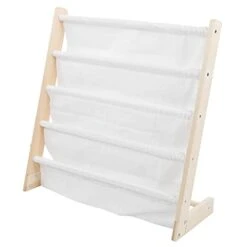 SBDFK Standing Children's Bookshelf Wooden Baby Reading Rack Storage Shelf Simple Bookcase Furniture