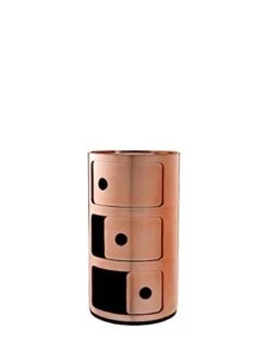 Kartell Componibili Drawers By Anna Castelli Ferrieri, Pack Of 1, Metallic Copper -Best Furniture Store 31HIcAPN0sL