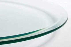 All Safe Glass 26" Round Tempered Glass Table Top 1/2" Thick Bevel Edge - Clear -Best Furniture Store 31HOm6xMxJL