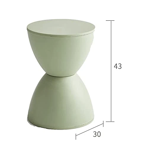 WYKD Stool Hourglass Small Stool Small Apartment Changing Shoes Round Pier Net Red Side Table 2 WYKD Stool Hourglass Small Stool Small Apartment Changing Shoes Round Pier Net Red Side Table - Image 2