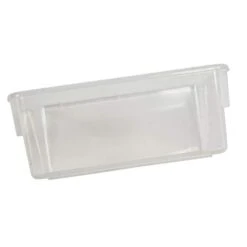 Angeles-ANG7052C Ultra Clear Bin Storage, Small Plastic Cubby Trays, Classroom Organization For Daycare/Preschool, Toddler Book Shelf Organizer For Kids Toys