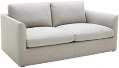 Amazon Brand – Stone & Beam Faraday Down-Filled Casual Slipcovered Sofa, 89"W, Charcoal Grey -Best Furniture Store 31IYeQf5BQL. AC