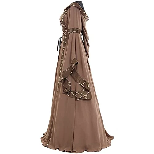 JEGULV Womens Fancy Gowns Renaissance Medieval Costume Irish Long Over Dress Victorian Vintage Halloween Ball Gown Dress 2 JEGULV Womens Fancy Gowns Renaissance Medieval Costume Irish Long Over Dress Victorian Vintage Halloween Ball Gown Dress - Image 2