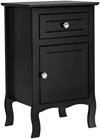 Cffuvros Country Nightstand With 1 Drawer And 1 Door, Wood Night Stand For Bedroom Night Tables, Bedside End Table For Bedroom Living Room Storage Organizer 8 Cffuvros Country Nightstand With 1 Drawer And 1 Door, Wood Night Stand For Bedroom Night Tables, Bedside End Table For Bedroom Living Room Storage Organizer - Image 8