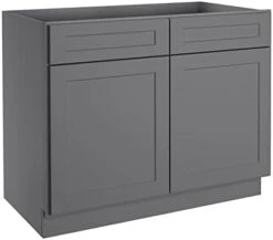 LOVMOR Kitchen Base Cabinets, Sideboard Storage Cabinet, Entryway Cabinet With 1-Drawer & Adjustable Shelf, 15" W X 24" D X 34-1/2"H -Best Furniture Store 31KlCw2b6OL. AC