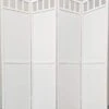 Mission Pine Wood Room Divider 3 To 10 White (4)