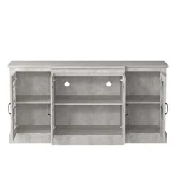 Galano Isadora Wide Accent Sideboard - Storage Cabinet With Doors And Shelves - Free Standing Sideboard - Sideboard Storage Cabinet For Living Room - Easy Assembly - Dusty Grey Oak -Best Furniture Store 31M46vK4TxL