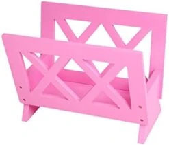 Frenchi Home Furnishing Contemporary Magazine Rack, White -Best Furniture Store 31MzuImfA5L. AC