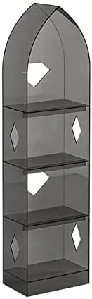 EYCIEROT Acrylic Bookshelf, Kids Study Shelf,Multi-Layer Options, Multi Colors, Sturdy And Transparent, Suitable For Bedroom Study Living Room,Gray,S 8 EYCIEROT Acrylic Bookshelf, Kids Study Shelf,Multi-Layer Options, Multi Colors, Sturdy And Transparent, Suitable For Bedroom Study Living Room,Gray,S - Image 8