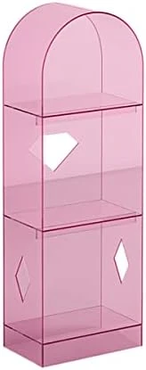 EYCIEROT Acrylic Bookshelf, Kids Study Shelf,Multi-Layer Options, Multi Colors, Sturdy And Transparent, Suitable For Bedroom Study Living Room,Gray,S 12 EYCIEROT Acrylic Bookshelf, Kids Study Shelf,Multi-Layer Options, Multi Colors, Sturdy And Transparent, Suitable For Bedroom Study Living Room,Gray,S - Image 12