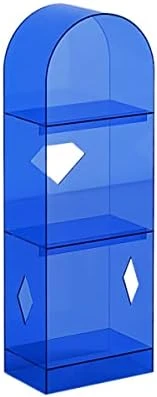 EYCIEROT Acrylic Bookshelf, Kids Study Shelf,Multi-Layer Options, Multi Colors, Sturdy And Transparent, Suitable For Bedroom Study Living Room,Gray,S 7 EYCIEROT Acrylic Bookshelf, Kids Study Shelf,Multi-Layer Options, Multi Colors, Sturdy And Transparent, Suitable For Bedroom Study Living Room,Gray,S - Image 7