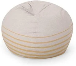 Christopher Knight Home Hudgeons 5 Foot Striped Bean Bag - Natural/Brown Stripes -Best Furniture Store 31QG9FOxbCL. AC