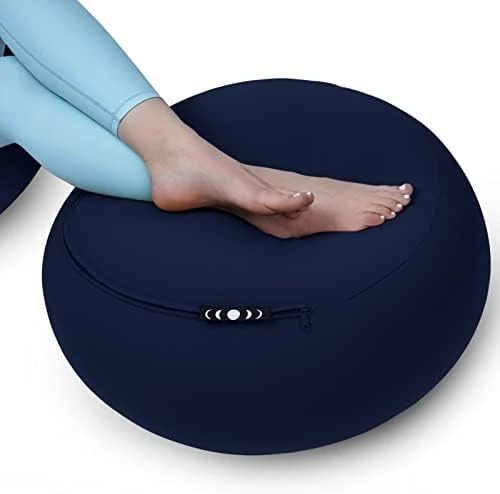 Moon Pod Lunar Lift Footrest For Bean Bag Chair, Navy - The Zero-Gravity Beanbag For Stress, Anxiety, & All Day Deep Relaxation - Ultra Soft & Ergonomic Support For Back & Neck - For The Whole Family 7 Moon Pod Lunar Lift Footrest For Bean Bag Chair, Navy - The Zero-Gravity Beanbag For Stress, Anxiety, & All Day Deep Relaxation - Ultra Soft & Ergonomic Support For Back & Neck - For The Whole Family - Image 7