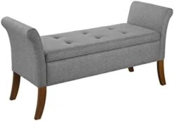 Ball & Cast Ottoman Benches, 41.5", Walnut & Taupe 17 Ball & Cast Ottoman Benches, 41.5", Walnut & Taupe -Best Furniture Store 31R2jSAlIbL. AC