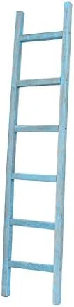 BarnwoodUSA Rustic Farmhouse Decorative Ladder - Our 5 Ft Ladder Can Be Mounted Horizontally Or Vertically And Is Crafted From 100% Recycled And Reclaimed Wood | No Assembly Required | Brown 6 BarnwoodUSA Rustic Farmhouse Decorative Ladder - Our 5 Ft Ladder Can Be Mounted Horizontally Or Vertically And Is Crafted From 100% Recycled And Reclaimed Wood | No Assembly Required | Brown - Image 6