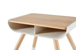 Asunflower Wood Table Stool Set For Kid's Modern Desk & Chair Set Height Adjustable Table Chairs Set With Storage, Grey -Best Furniture Store 31RQ3fBrSRL