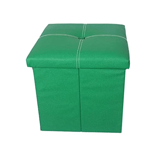 CDYD Storage PU Leather Footrest Stool Step Space Saving Square Strong Load Capacity Solid Furniture Home Office (Color : Gray) 1 CDYD Storage PU Leather Footrest Stool Step Space Saving Square Strong Load Capacity Solid Furniture Home Office (Color : Gray)