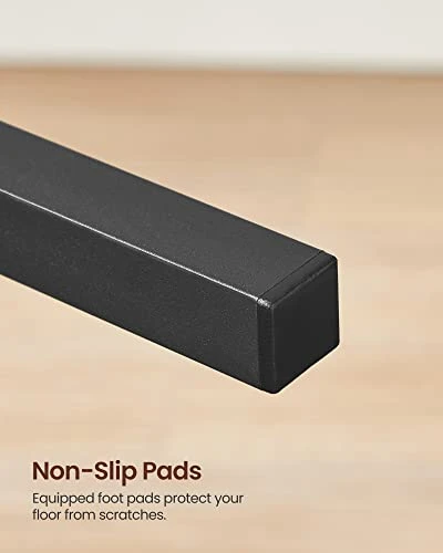 VASAGLE Dining Chair Set Of 2, Rustic Wood Chairs With Metal Steel Frame, Easy To Assemble, Stable, Comfortable Seat, Modern Farmhouse Chair For Kitchen, Bedroom, Living Room, Rustic Brown And Black 7 VASAGLE Dining Chair Set Of 2, Rustic Wood Chairs With Metal Steel Frame, Easy To Assemble, Stable, Comfortable Seat, Modern Farmhouse Chair For Kitchen, Bedroom, Living Room, Rustic Brown And Black - Image 7