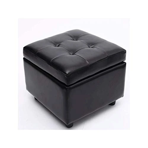 DOUBAO Storage Stool Leather Toy Storage Box Chair Shoe Replacement Stool Square Household Storage Leather Storage Stool (Color : D) 1 DOUBAO Storage Stool Leather Toy Storage Box Chair Shoe Replacement Stool Square Household Storage Leather Storage Stool (Color : D)