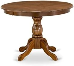 East West Furniture Dinner HBT-ABK-TP Dining Room Table Round Tabletop And 42 X 29.5-Black Finish 11 East West Furniture Dinner HBT-ABK-TP Dining Room Table Round Tabletop And 42 X 29.5-Black Finish -Best Furniture Store 31RvAANnDlL. AC