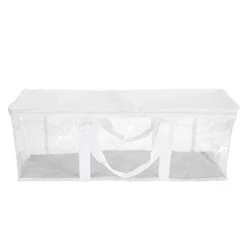 Fasmov White DVD Storage Bags Hold Up To 160 DVDs (40 Each Bag), Set Of 4