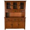 Crafters And Weavers Mission Quarter Sawn Oak China Cabinet, Hutch