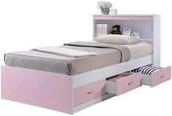 Pemberly Row Twin Captain Storage Bed With 3 Drawers In Black 22 Pemberly Row Twin Captain Storage Bed With 3 Drawers In Black -Best Furniture Store 31X H8J2i2L. AC