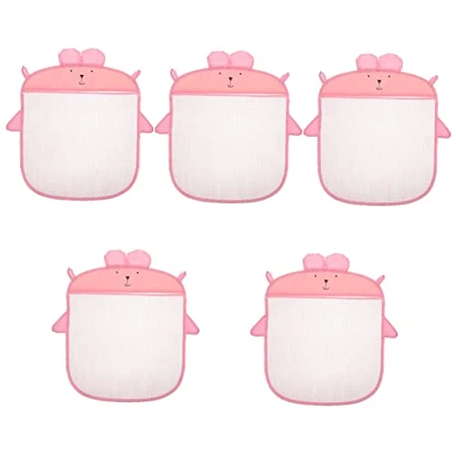 Kisangel 5pcs Toy Storage Bag Toy Organization Bags Polyester Pink Toy Baby Storage Bags 1 Kisangel 5pcs Toy Storage Bag Toy Organization Bags Polyester Pink Toy Baby Storage Bags