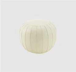 C COMFORTLAND Unstuffed Pouf, Faux Leather Poufs Cover, Large Round Poof Ottomans, Floor Bean Bag Ottoman, Foot Rest Storage Pouffe For Living Room, Bedroom, Or Gifts Gold -Best Furniture Store 31YKAdUEX L. AC