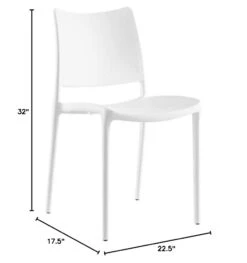 Modway MO- Hipster Contemporary Modern Molded Plastic Stacking, Dining Chair, White 10 Modway MO- Hipster Contemporary Modern Molded Plastic Stacking, Dining Chair, White -Best Furniture Store 31YRAx8r0gL