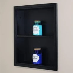 Fox Hollow Furnishings 14x18 Black Sloane Wall Niche W/Plain Back And 1 Shelf 11 Fox Hollow Furnishings 14x18 Black Sloane Wall Niche W/Plain Back And 1 Shelf -Best Furniture Store 31YzO29GwXS. AC