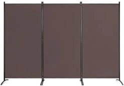 Giantex 6 Ft Tall 3 Panel Room Divider White, Lightweight Portable Folding Privacy Screen, Freestanding Partition Wall Divider And Separator For Bedroom Home Office Apartment Studio -Best Furniture Store 31ZWAfzDIL. AC