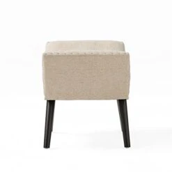 Christopher Knight Home Rosalynn Tufted Fabric Ottoman / Bench, Almond -Best Furniture Store 31aFeN3KbLL