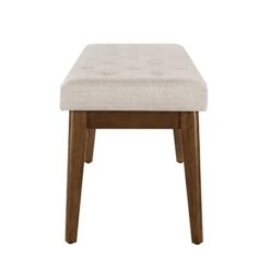 Ball & Cast Ottoman Benches, 41.5", Walnut & Taupe 14 Ball & Cast Ottoman Benches, 41.5", Walnut & Taupe -Best Furniture Store 31be69GdOUL