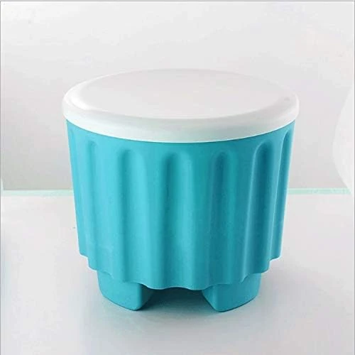 DOUBAO Plastic Storage Stool Multi-Function Overlay Storage Stool Fashion Creative Adult Stool Furniture (Color : D) 7 DOUBAO Plastic Storage Stool Multi-Function Overlay Storage Stool Fashion Creative Adult Stool Furniture (Color : D) - Image 7