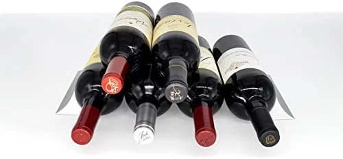 | A Table Top Wine Rack That’s Just Like Bookends For Wine For Up To 9 Bottles. (Sparkling White) 6 | A Table Top Wine Rack That’s Just Like Bookends For Wine For Up To 9 Bottles. (Sparkling White) - Image 6